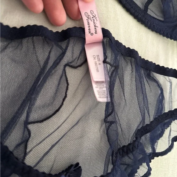 Agent Provocateur Black Sheer Mesh Bra - Picture 3 of 5